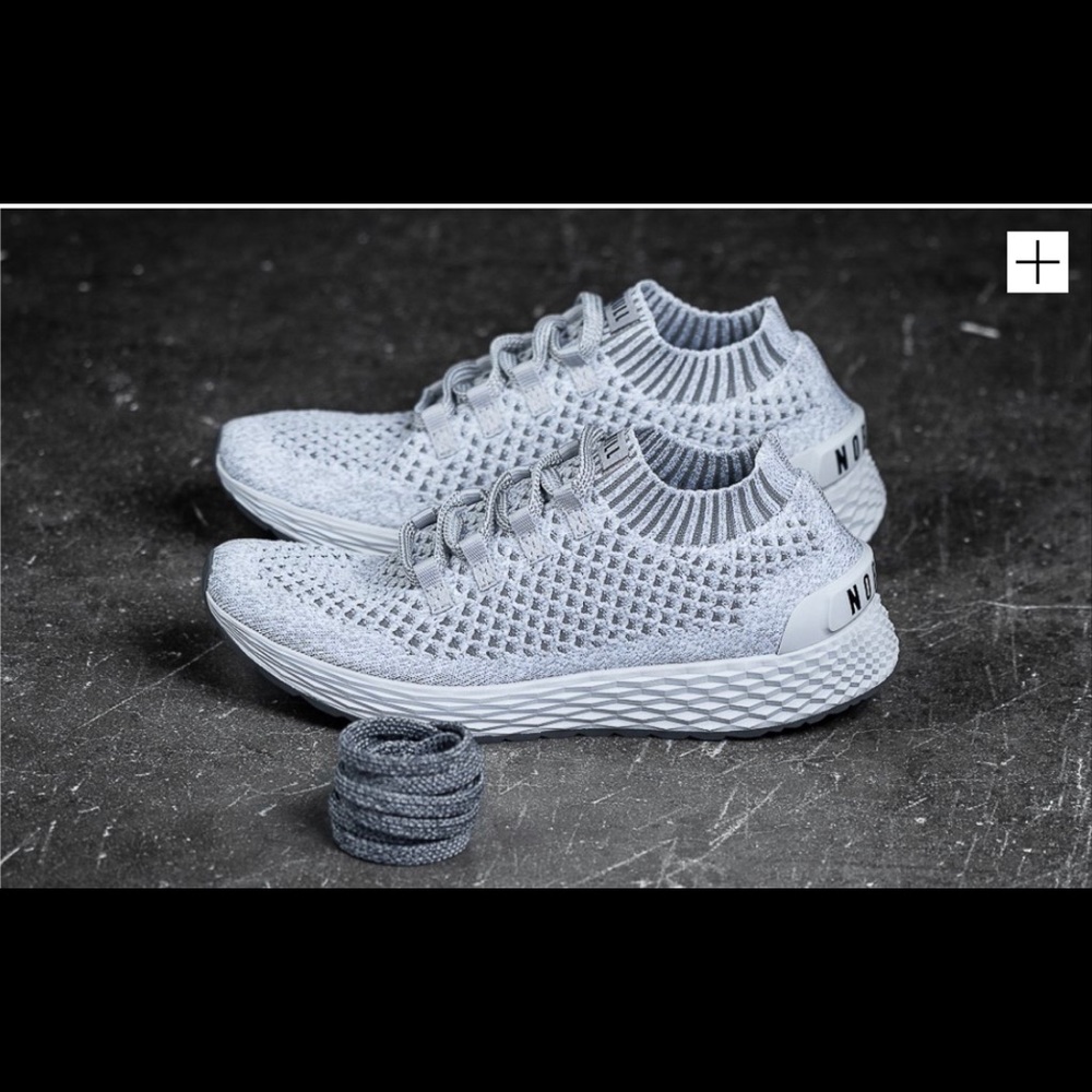 Women’s size 8.5 no bull cool gray knit runners